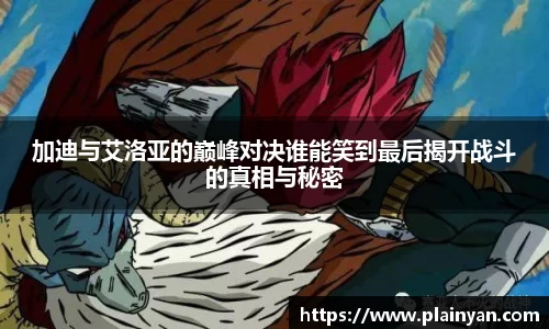 加迪与艾洛亚的巅峰对决谁能笑到最后揭开战斗的真相与秘密